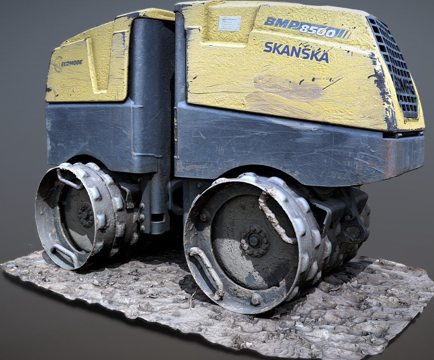  博马格压实机 BMP 85003d模型 