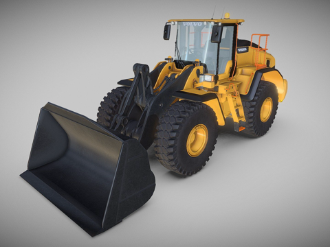  沃尔沃L220H推土机3d模型 