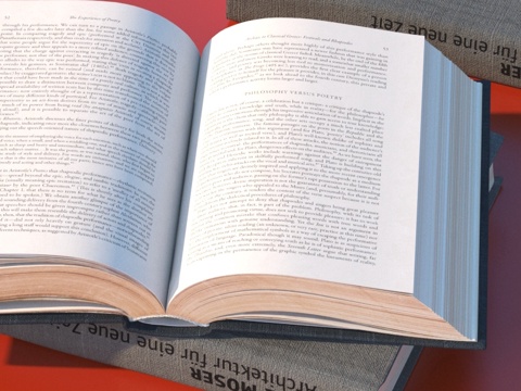  书籍 图书 杂志 书刊3d模型 