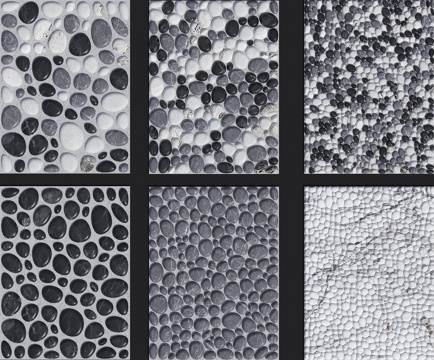  鹅卵石 小石头 石子3d模型 