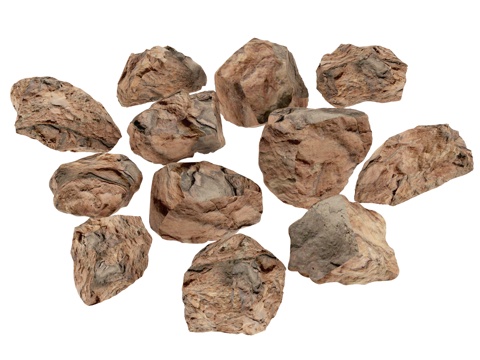  石头 石材 石块 石子 景观石头3d模型 