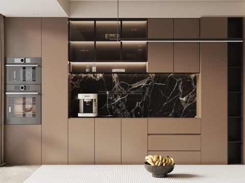 意式餐边柜su模型