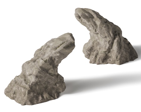  景观石 石块 石材 假山 园林石头 岩石3d模型 