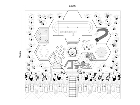  儿童乐园 室内游乐场 游戏区 儿童游戏室 亲子游乐场cad施工图 