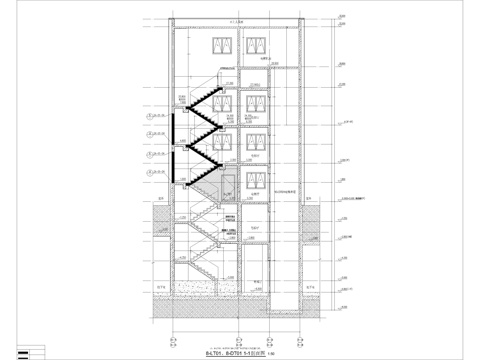  电梯大样图cad施工图 