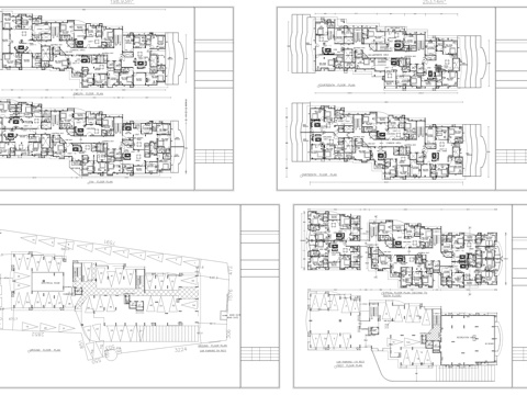  住宅建筑平面图cad施工图 