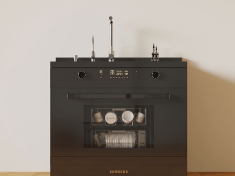  水槽 现代水槽su模型 