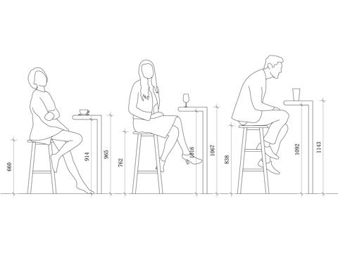  酒吧坐姿 酒吧顾客姿态 酒吧人物姿势 酒吧座椅姿态 酒吧休闲cad施工图 