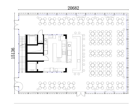  餐吧 餐饮酒吧 餐厅酒廊 餐饮休闲吧 餐厅酒吧区cad施工图 