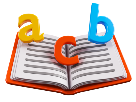  读本  卡通学校教育  卡通风格书籍 书和眼镜 卡通教育主题3d模型 