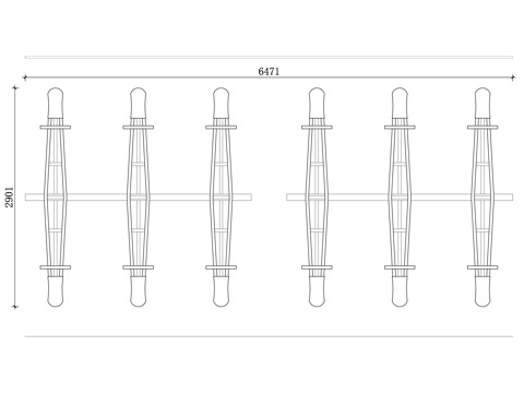  杠铃型游乐设施 儿童杠铃游戏系统 杠铃结构游具 儿童趣味杠铃cad施工图 