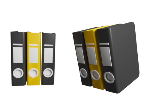  Q版文具 文件夹 活页夹 Flying Binder 卡通文3d模型 