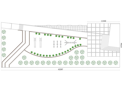  体育公园 健身休闲园 户外健身区 公园健身场地 体能训练公园cad施工图 