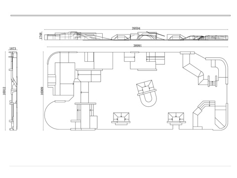  滑板场地 滑板场 滑板运动公园 极限运动场地 滑板休闲区cad施工图 
