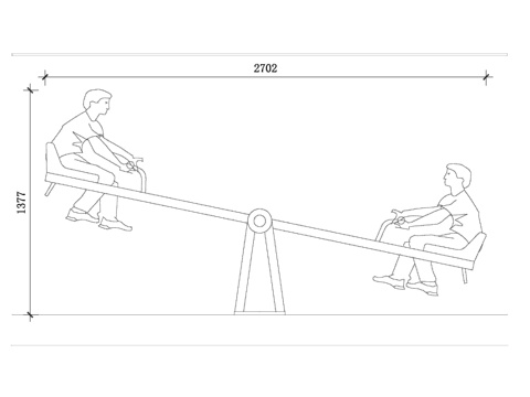  儿童平衡游戏 天平玩具 儿童称重游戏 平衡木游戏 儿童益智天cad施工图 