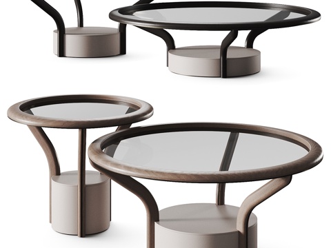  Giorgetti Chanterelle 小茶桌3d模型 
