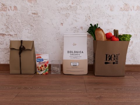  厨房摆件 厨房用品su模型 