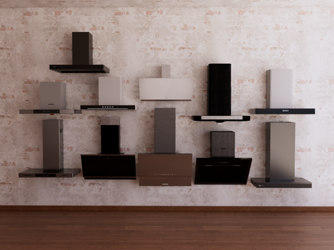  厨房电器 烟机 油烟机 抽油烟机 家用油烟机su模型 