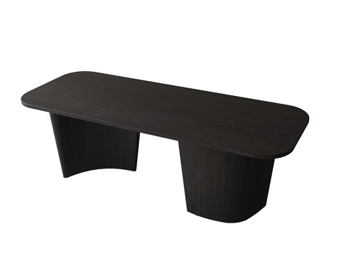  现代餐桌 书桌 茶桌3d模型 