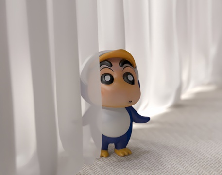  玩具 公仔 蜡笔小新 手办 动漫人物3d模型 