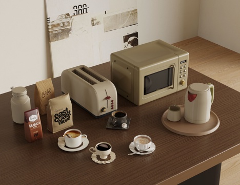  现代电器3d模型 