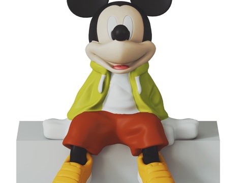  现代卡通雕塑3d模型 