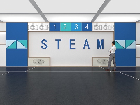  文化墙 企业文化墙 展示墙 主题墙 展厅 校园文化 教室su模型 