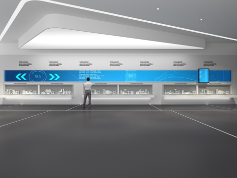  文化墙 企业文化墙 展示墙  展厅 校园文化 拼接屏  教室su模型 
