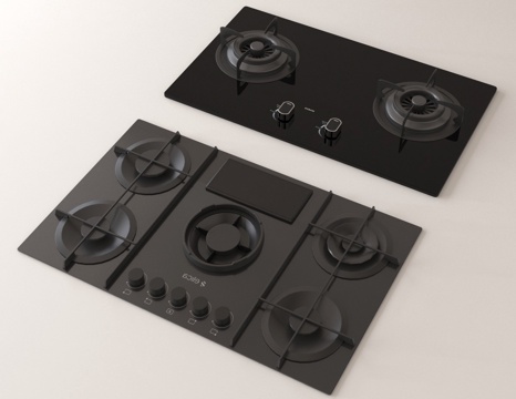  灶台 煤气灶 燃气灶3d模型 