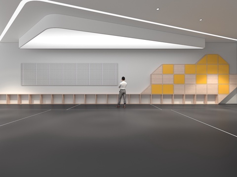  文化墙 企业文化墙 展示墙  展厅 校园文化 走廊  教室su模型 