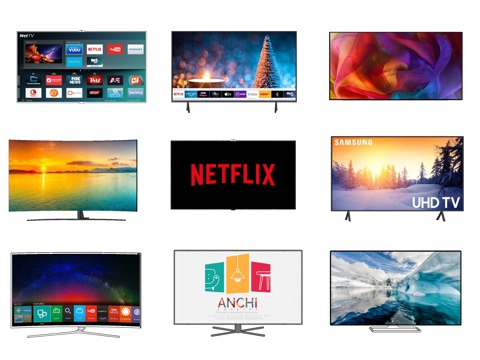  现代液晶电视机 电视支架su模型 