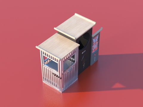  垃圾桶 室外垃圾桶 公共垃圾桶3d模型 