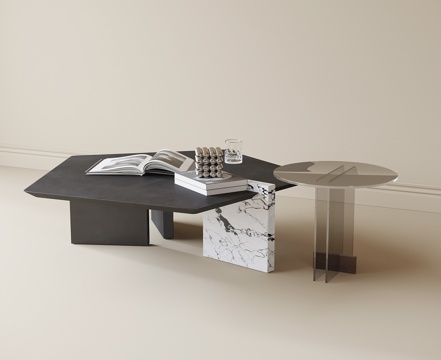  现代茶几3d模型 