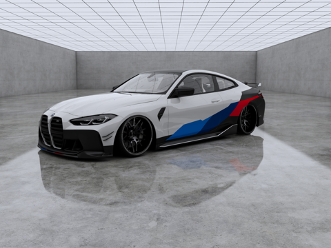  宝马 M4 Performance Package 赛车su模型 