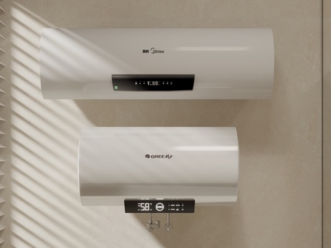  热水器 电热水器 燃气热水器3d模型 