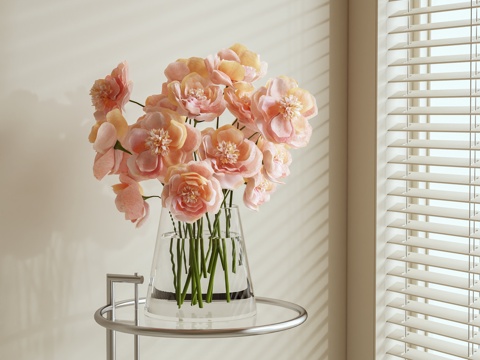  现代花卉3d模型 