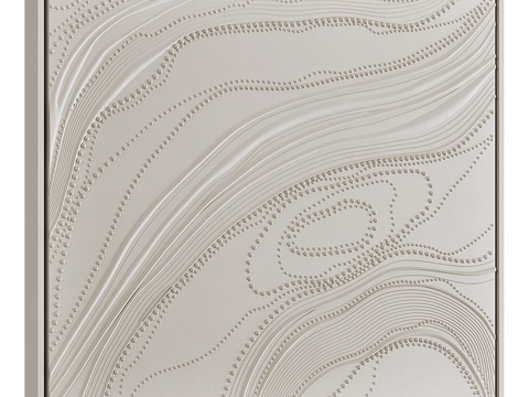  侘寂风挂画 抽象画 立体画 装饰画 挂件 墙饰 民宿挂画3d模型 