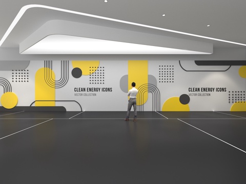 文化墙 企业文化墙 教育 主题墙 展厅 校园文化 走廊3d模型 