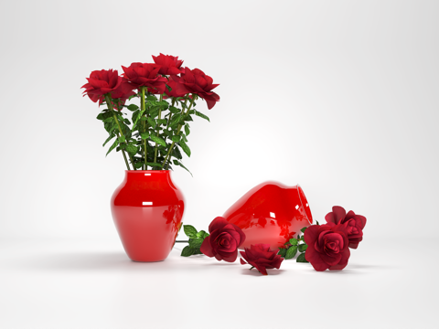  绿植 植物盆景盆栽 桌面饰品摆件 花卉 盆景装饰摆件 绿萝3d模型 