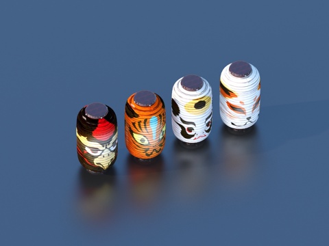  灯笼 花灯 小品3d模型 