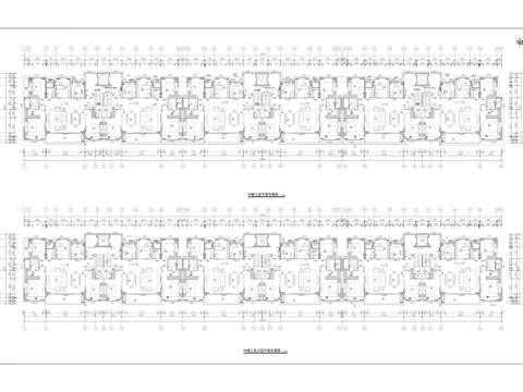  杭州萧山小区室内高层及洋房全套施工图cad施工图 