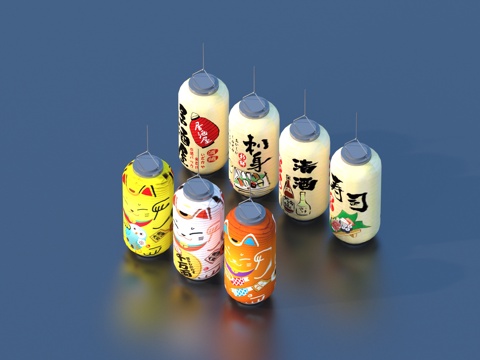  灯笼 花灯 小品3d模型 