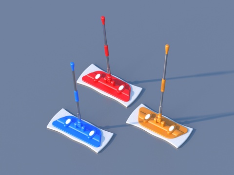  拖把 清洁用品3d模型 