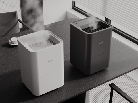  现代加湿器 智能家电su模型 