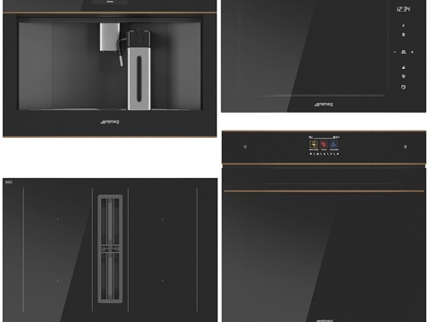  SMEG 厨房电器3d模型 