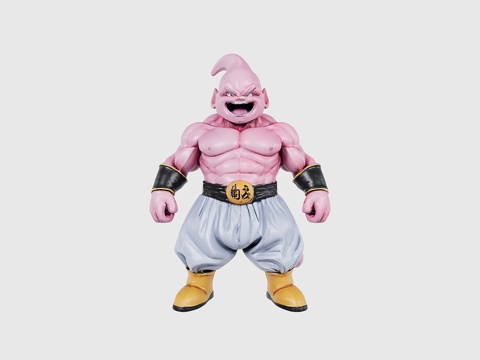  魔人布欧手办3d模型 