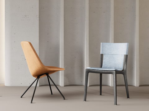  poltronafrau现代单椅su模型 
