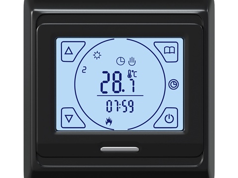  温度控制器3d模型 