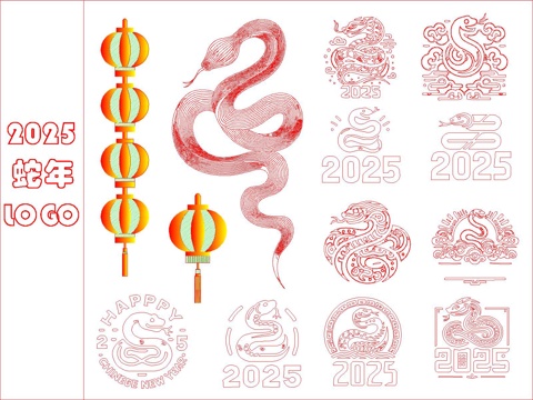  蛇年LOGOcad施工图 