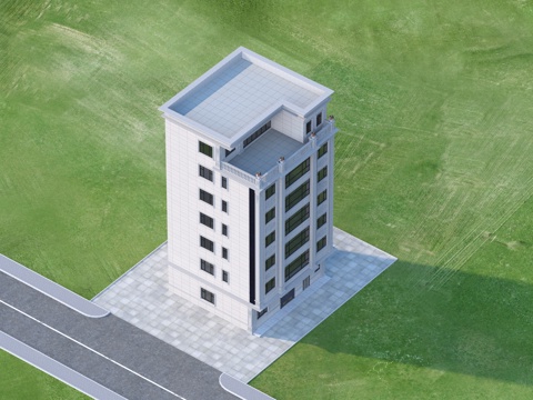  民房 私宅 住宅 建筑 效果图3d模型 